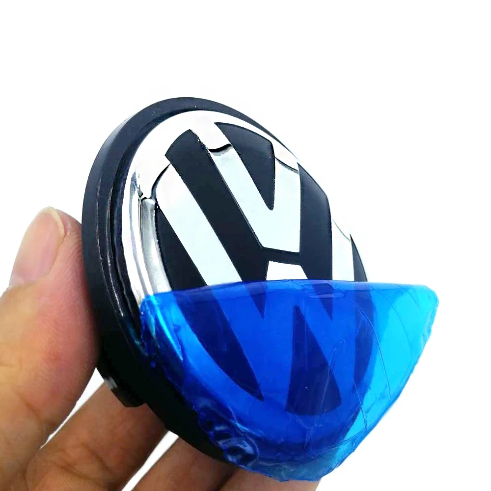 4pcs 56mm 65mm 70mm 76mm Car Wheel Center Hub Caps Cover Enveloppe de roue pour VW Volkswagen Golf Polo Passat Touran Jetta accessoires