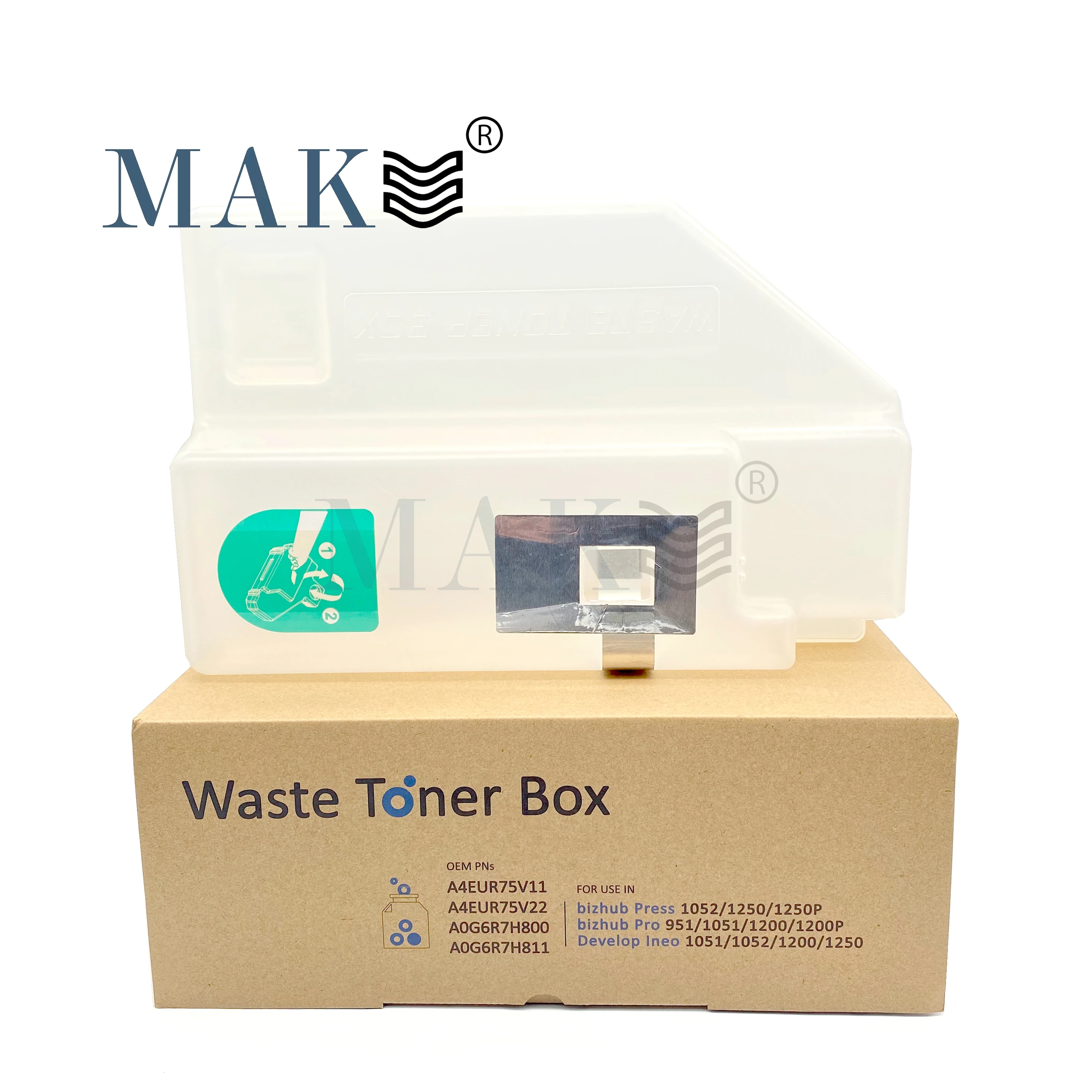 Waste Toner Box for Konica Minolta 1051 1200 951 1052 1250 1200P 1250P copier part