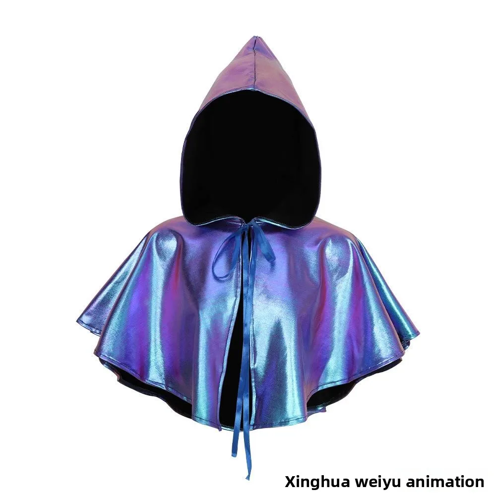 ชุดคลุมฮู้ดกันรังสียูวี ผิวมันเงา สำหรับการแสดง ชุดพื้นเมืองผู้หญิง ชุดแสดงบนเวที