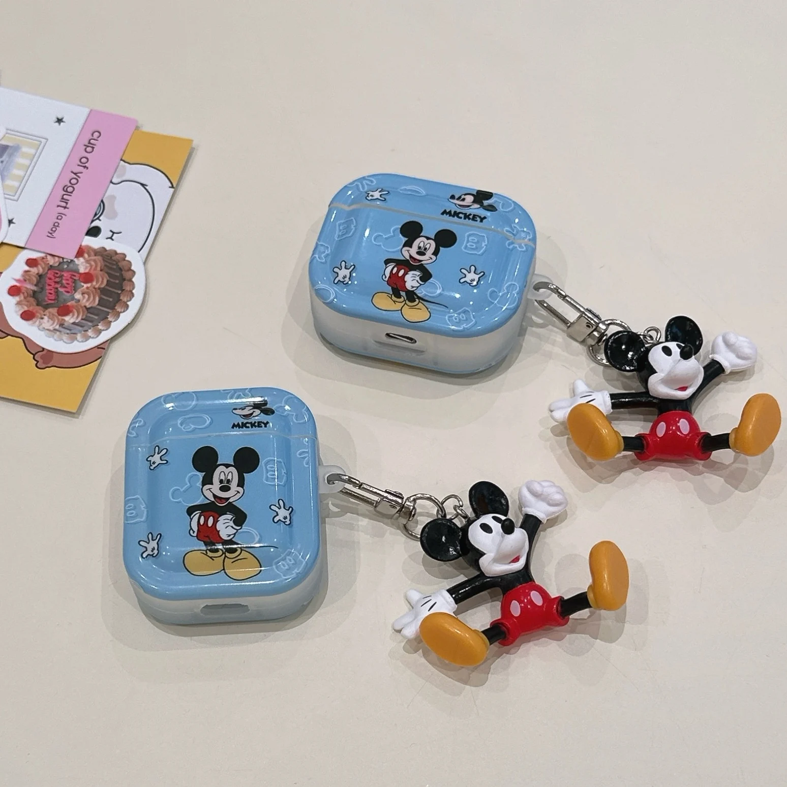 Kawaii Fashion Holiday Gift Mickey Mouse Animation Cute Disney Cartoon Anti-drop headphone case,For Airpods 1, 2, 3, Pro, Pro2