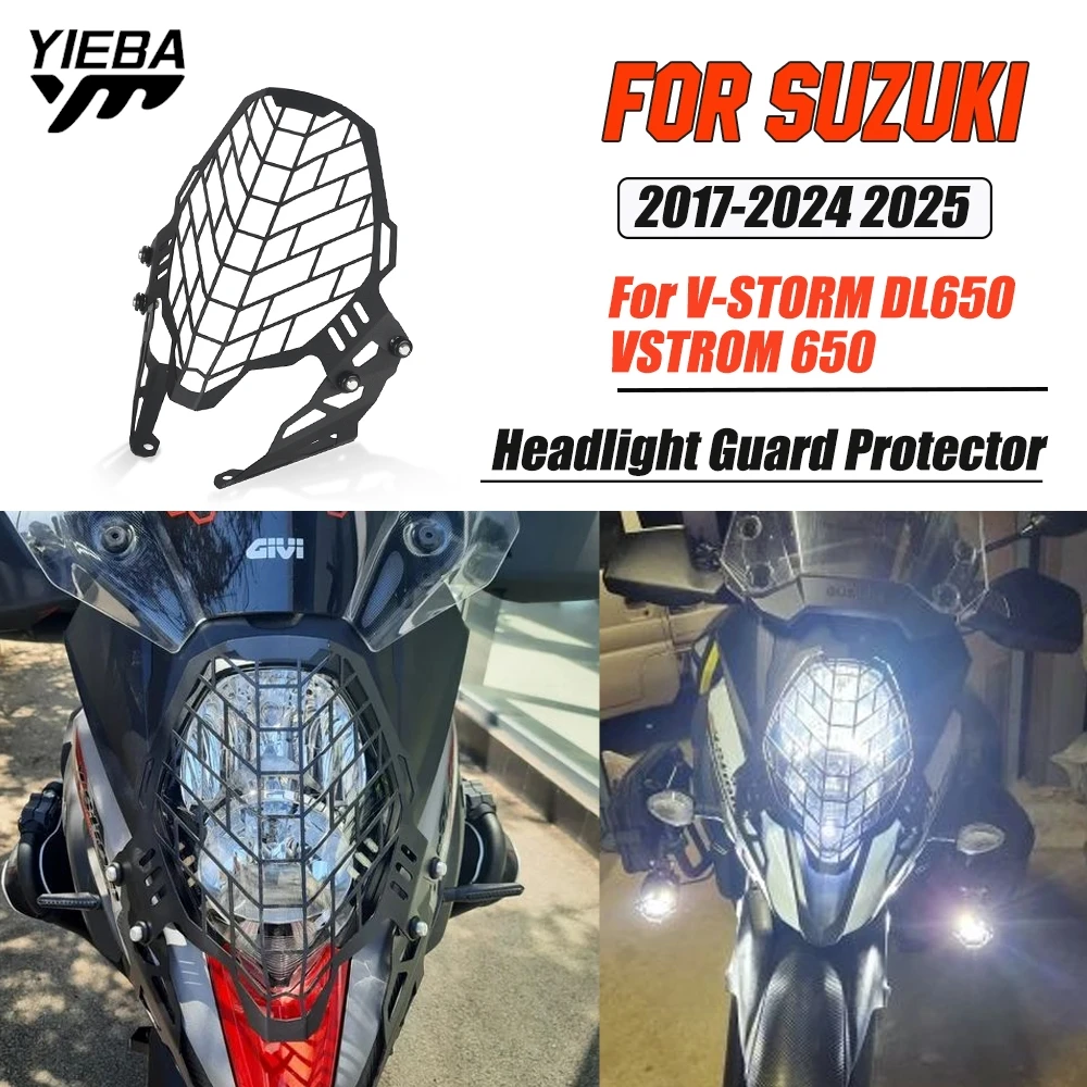 

2025 V-STROM 650 Motorcycle Accessories Headlight Guard Grille Protection FOR SUZUKI DL650 VSTROM 650 2017-2021 2022 2023 2024