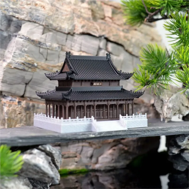 2026 Chinese-style Pavilions Towers Retro Architectural Ornament Antique-style Bonsai Micro Landscape Palaces Decoration ZI432