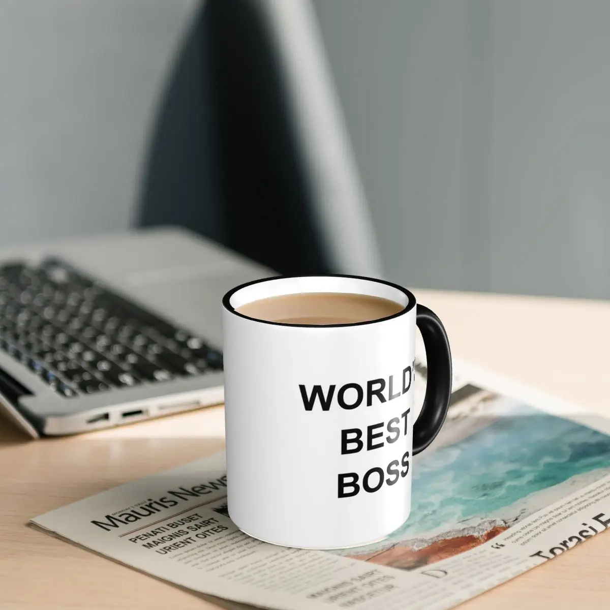 Worlds Best Boss The Office Dunder Mifflin (2) Mug Funny Ceramic Coffee Cups Tea Mugs Milk Cup Drinkware Gifts for Friends