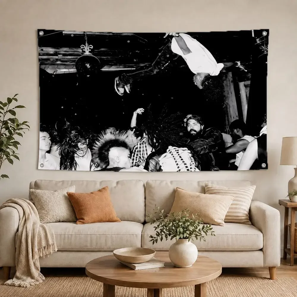 P-Playboi Carti Die Lit Magnolias Flags Polyester Digital Printing Banner for Wall Art Out Door Decoration