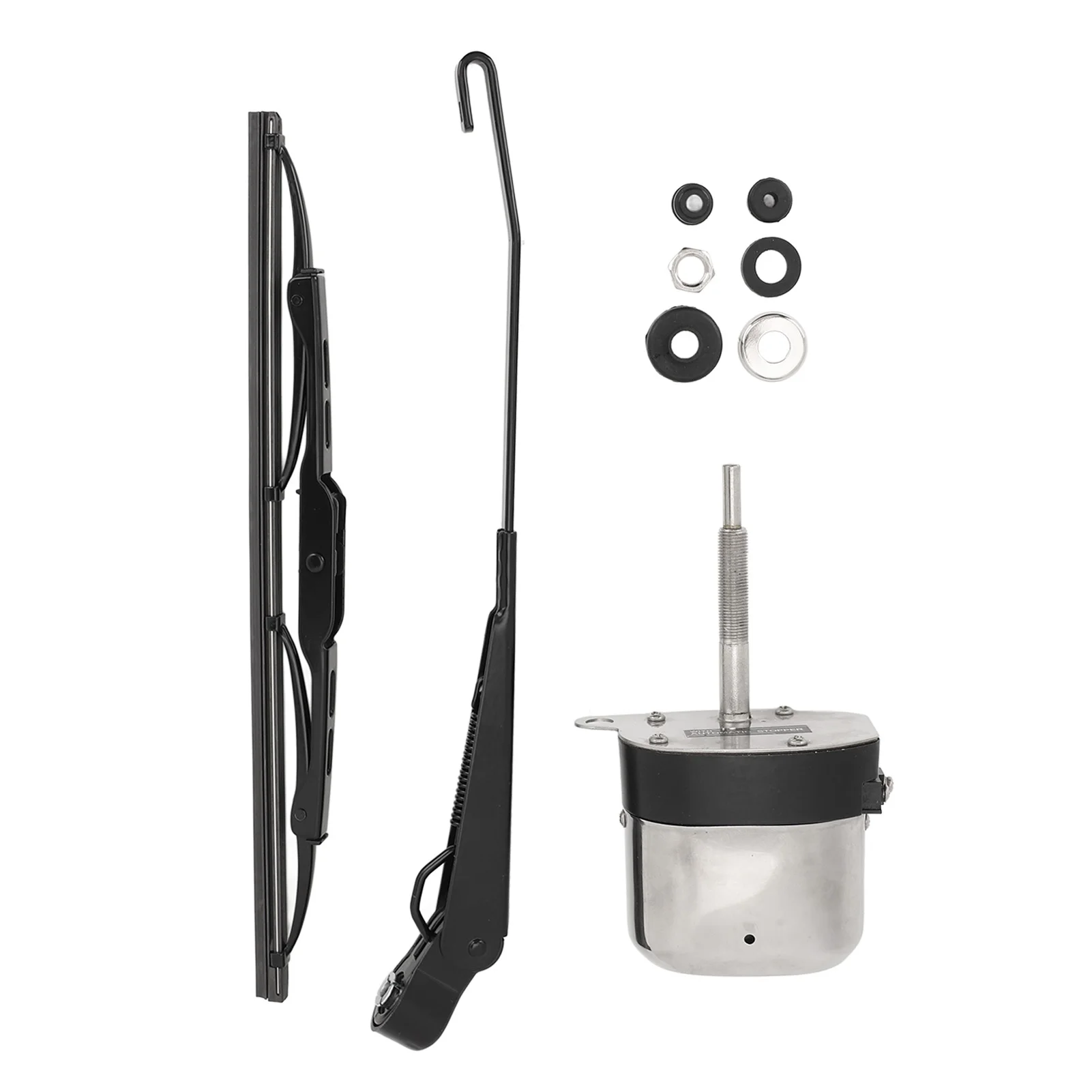 

Комплект мотор-редуктора стеклоочистителя для трактора, рыболовного катера, квадроцикла, UTV, 12В 105 ° Вращающийся, долговечный, равномерно очищающий автомобильный аксессуар