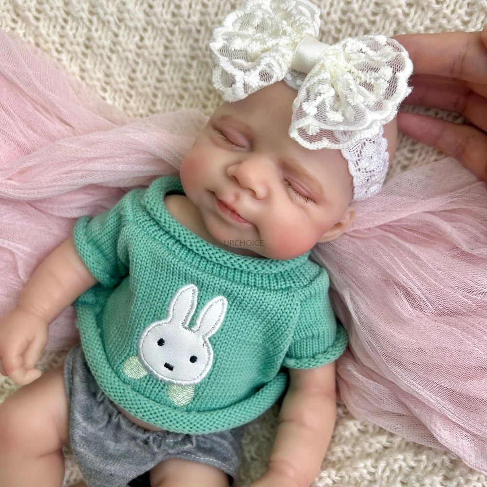Preemy 12 polegadas todo o corpo flexível de silicone renascido bebê menina Pascale impermeável bonita boneca recém-nascida para colecionador presente de aniversário