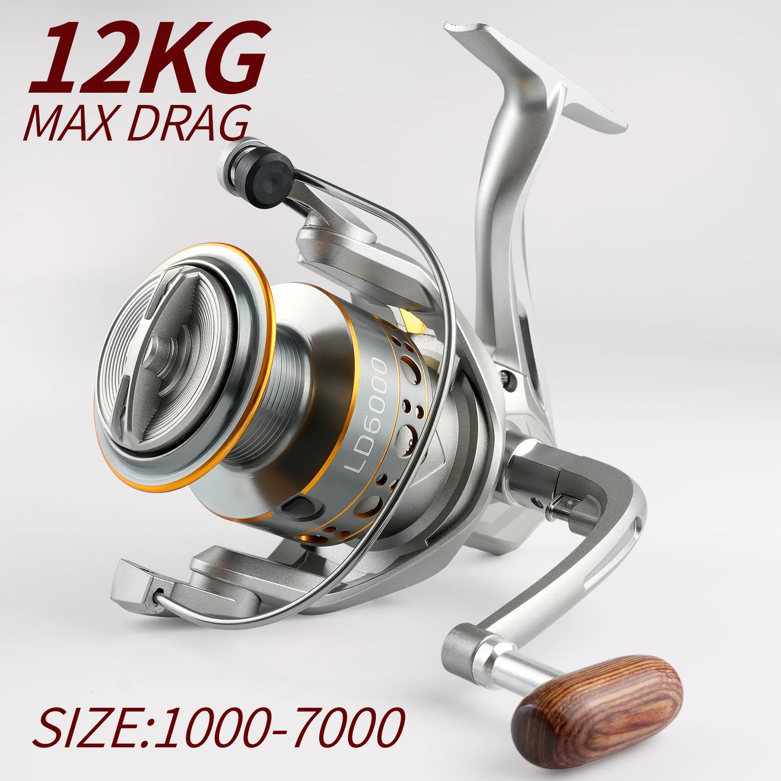 best size fishing reel spinning fishing tackle Topline 1000-7000 Saltwater 5.2:1 14+1BB The new PENN Authority combines precision with power and wont let you down in the heat of battle Rooblinos LD Spinning Fishing Reels