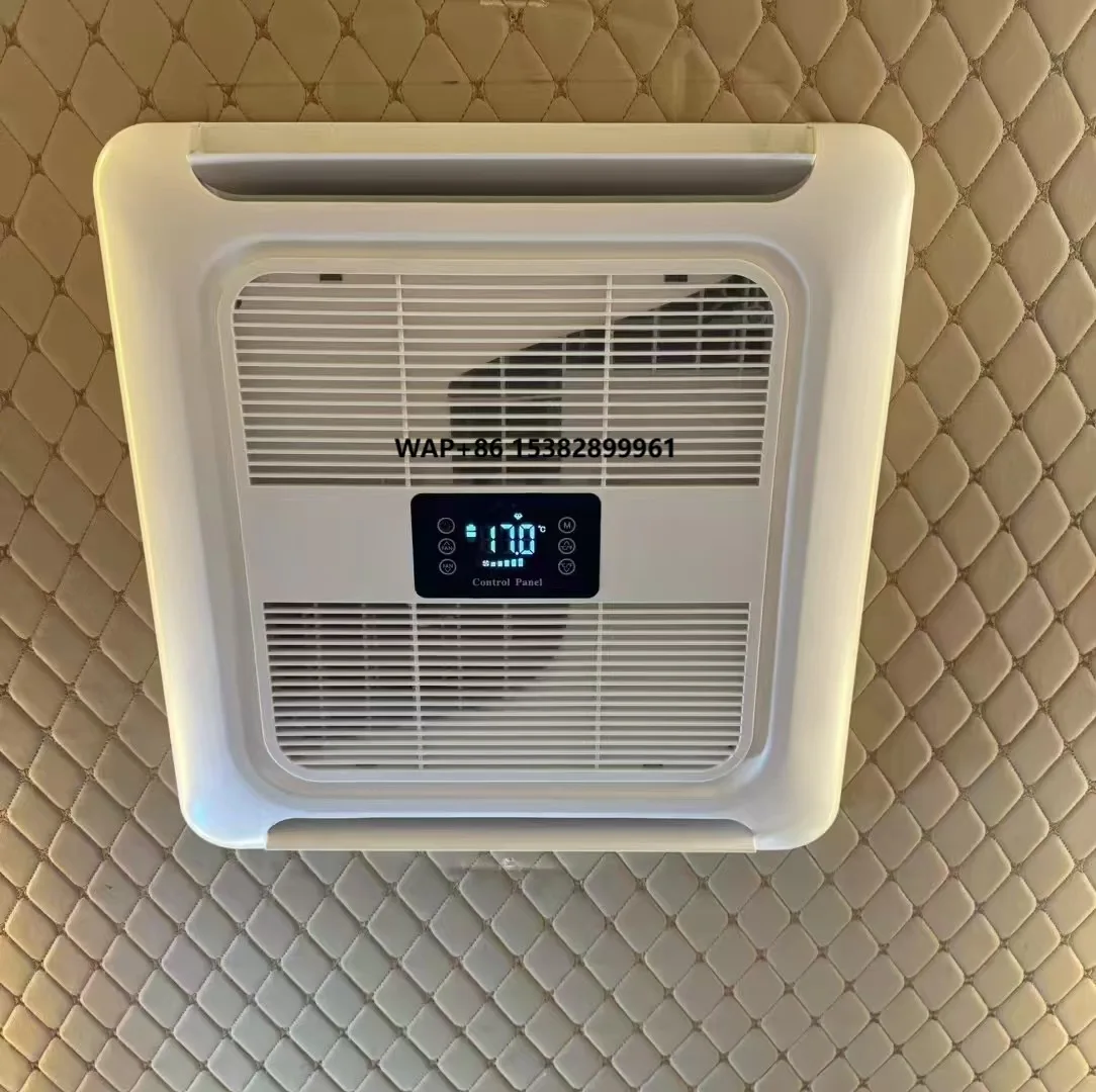 12 فولت/24 فولت/48 فولت الكهربائية التيار المتناوب سقف وقوف السيارات مكيف الهواء برودة لشاحنة RV متنقل قافلة فان 12 فولت على السطح تكييف السيارات #1