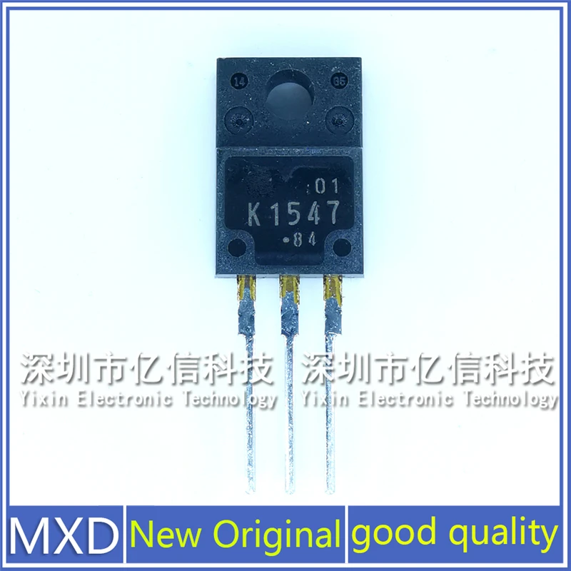 5Pcs/Lot New Original K1547 2SK1547 N Channel Field Effect Power Tube TO-220F 800V 4A In Stock Good Quality