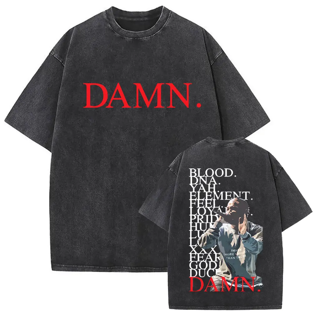 Limited Rapper Kendrick Lamar They Not Like Us Washed Vintage T