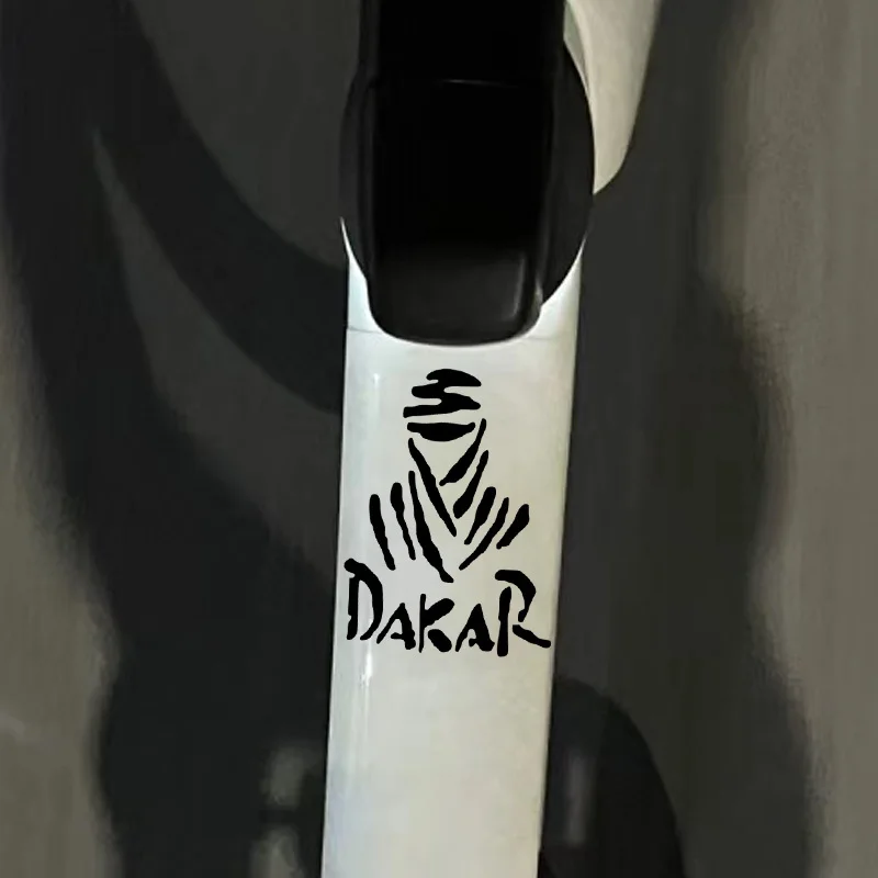 1PC DAKAR Claw Print Waterproof Sticker – Black Vinyl Decal for Off-road Motorcycle Car Truck Decor view 5