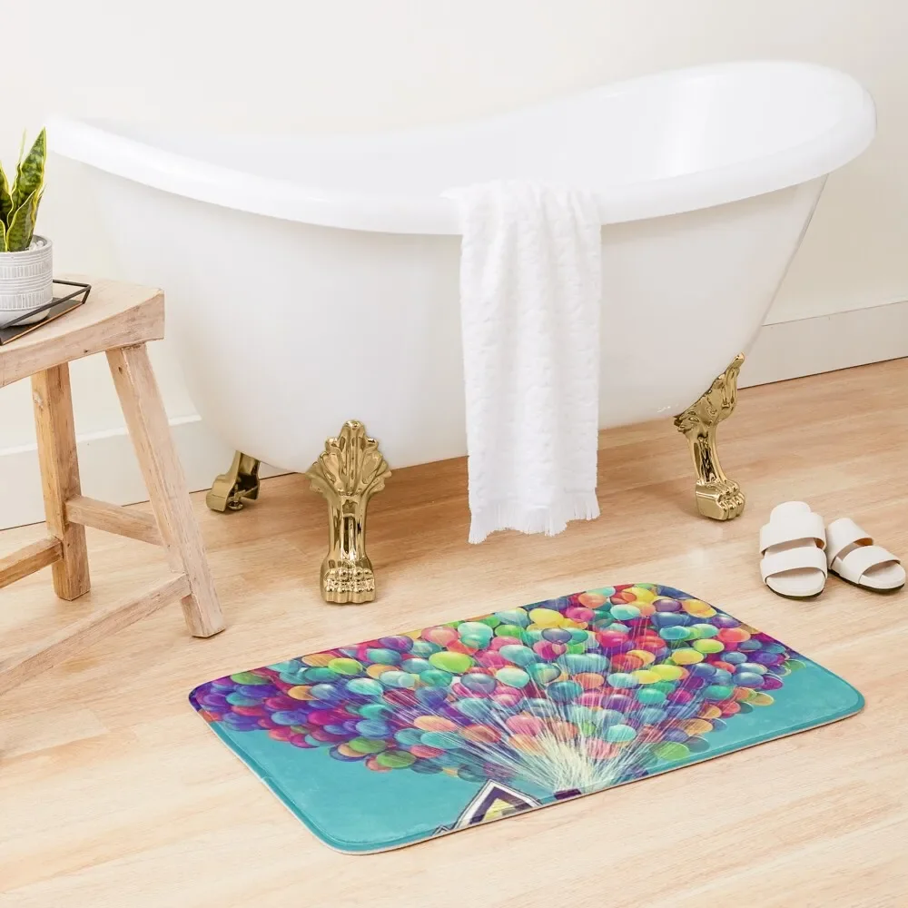 

House in the air Bath Mat Bathroom Rugs And Set Bath Carpet Room Carpet Mat