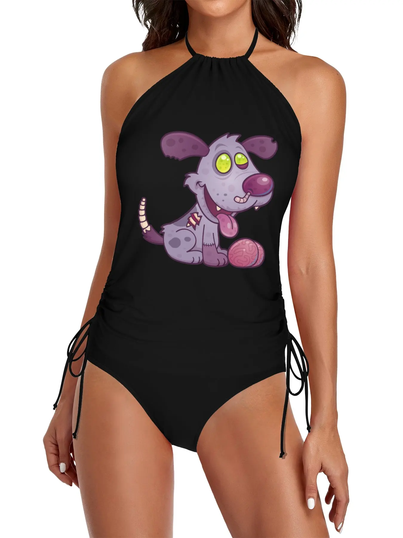 

Zombie Puppy Split Swimsuit Set women's beach outfit bikini women 2025 Woman swimsuits