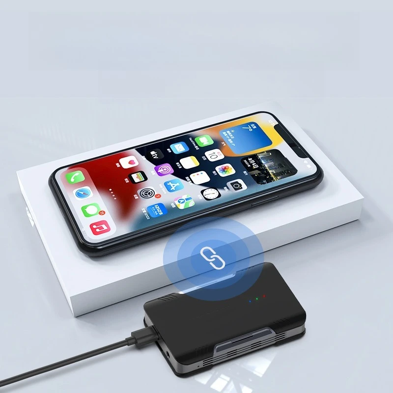 

For Wired to Wireless CarPlay Android Auto Smart Box Apple iPhone Compatible Car Multimedia Adapter Car Upgrade Accessories