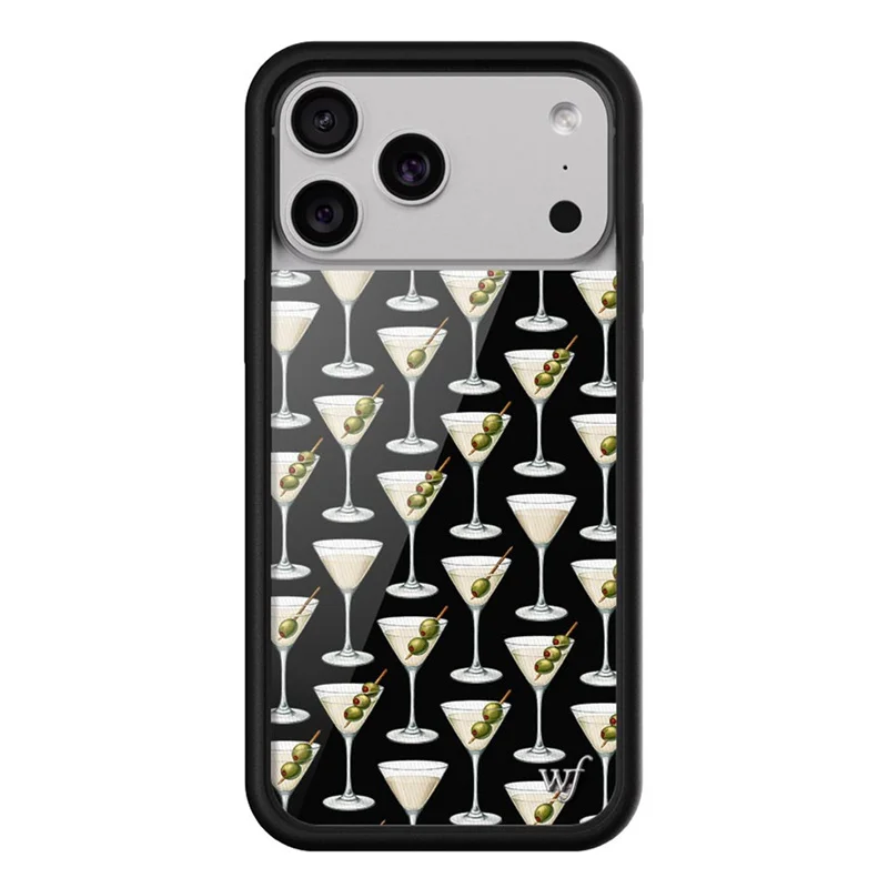 2026 Wildflower INS Ashtin Earle جراب هاتف آيفون 12 13 14 15 16 17 Pro Max Plus Air موضة لطيف كأس للنبيذ WF غطاء #2