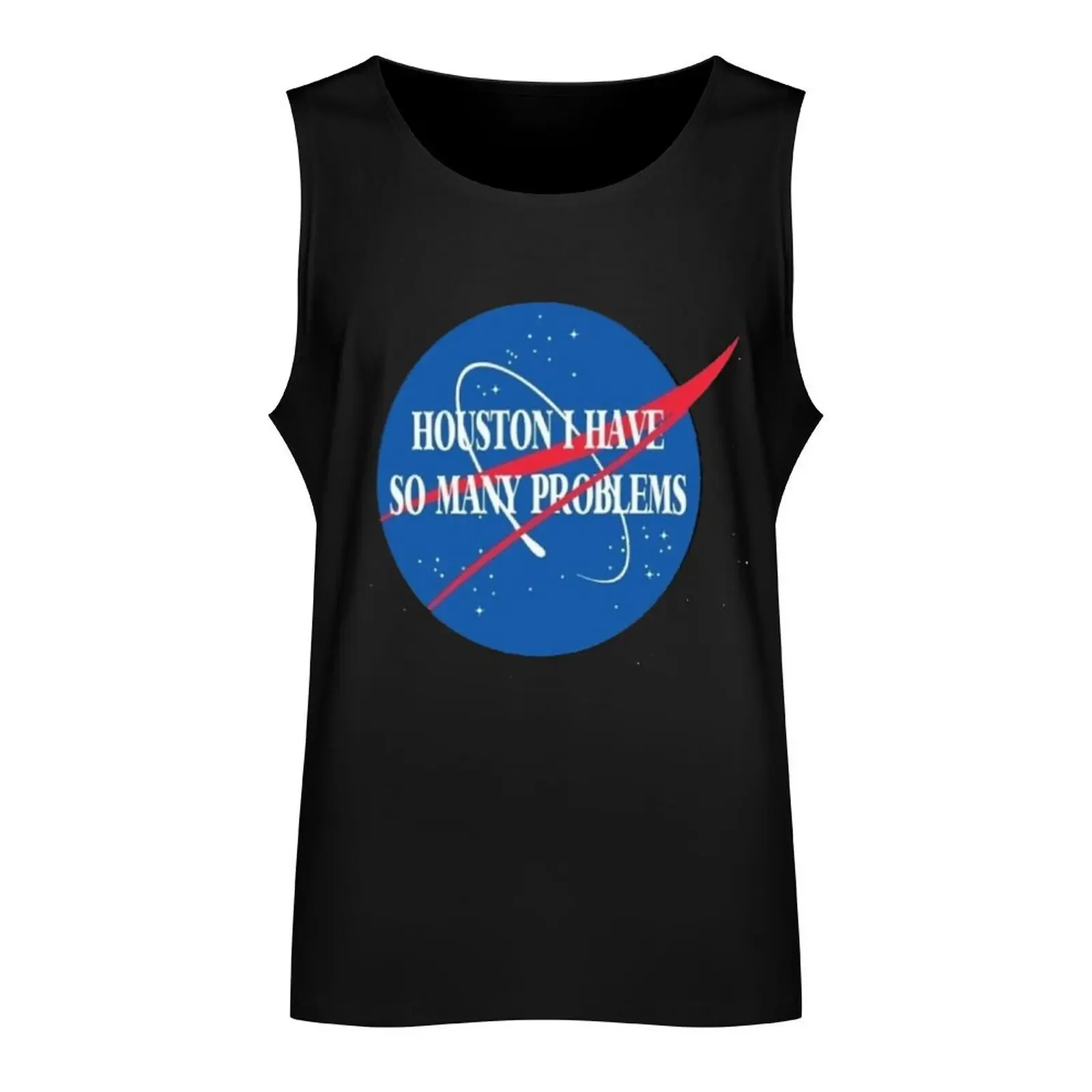 houston i have so many problems Tank Top Man gym clothes bodybuilding for men