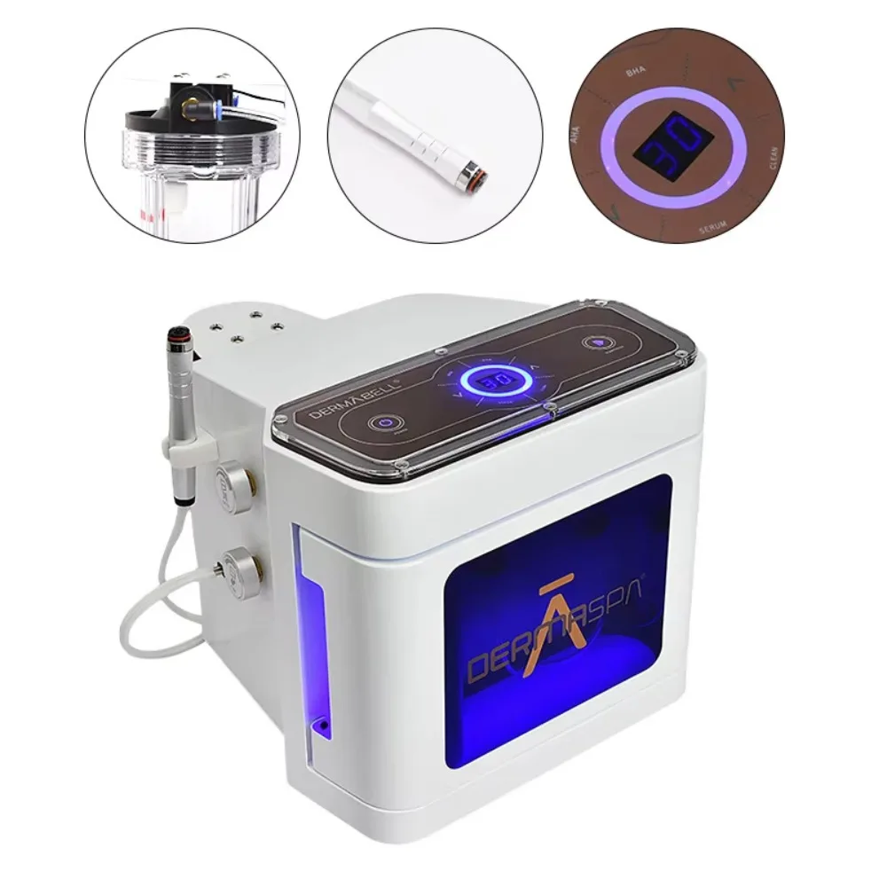 New Portable Face Arrival Spa Aquo Jet Peel Facial Machine Aquo Peeling Skin Care Machine Face Cleaning Beauty Machine