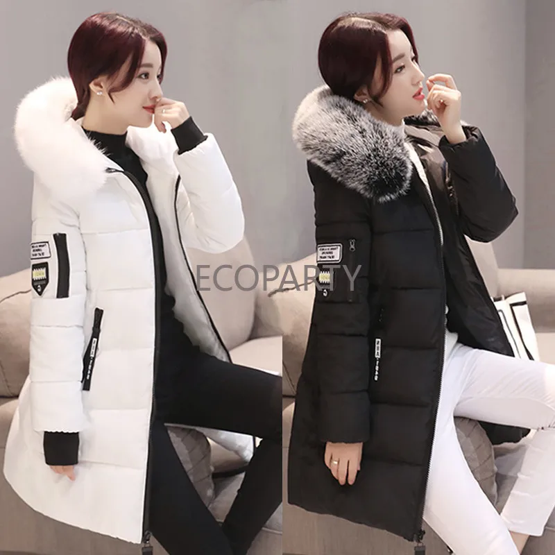 

2023 Women Parkas Winter Ladies Casual Long Coats Woman Puff Jacket Winter Women Hooded Cotton Parkas Warm Coat Outwear abrigo