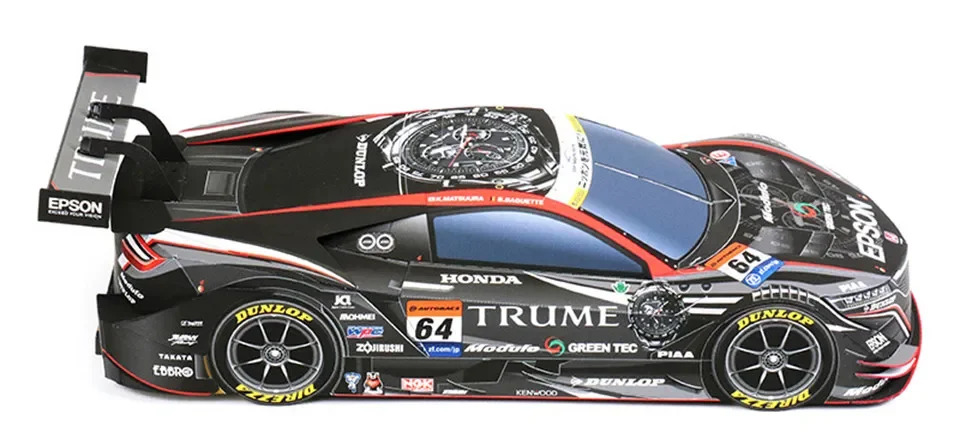 WRC 2017 NSX-GT 1:24 نموذج سيارة ورقي ، داكار العالم رالي سباق اوريغامي الفن ، اليدوية ثلاثية الأبعاد Papercraft لتقوم بها بنفسك الحرفية ZX-149 #4