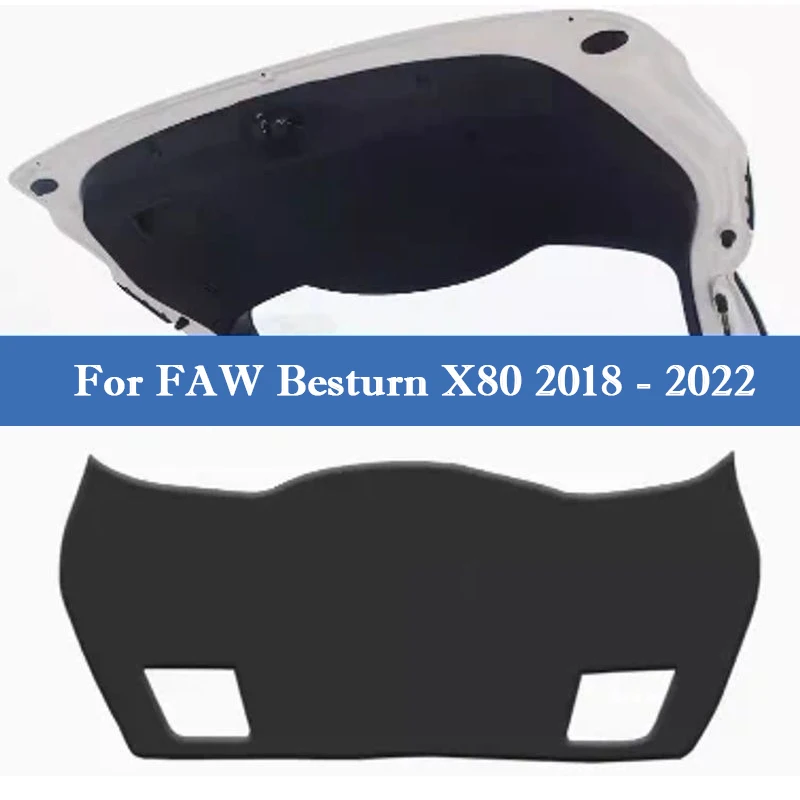 For FAW Besturn X80 2018-2022 Car Trunk Door Anti Kick Tailgate Anti-Scratch Protector Sticker Cargo Liner Interior Accessories