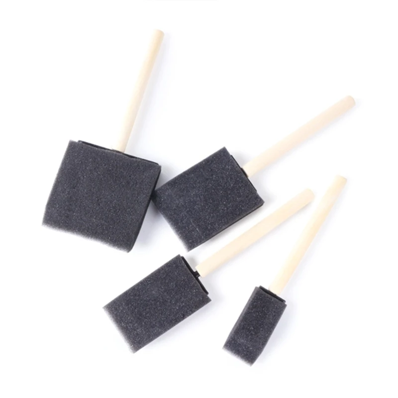 20Pcs Sponge Brushes, Different Size Sponge Paint Brush, Foam Paint Brushes for Painting, Staining, Varnishes, Art Craft