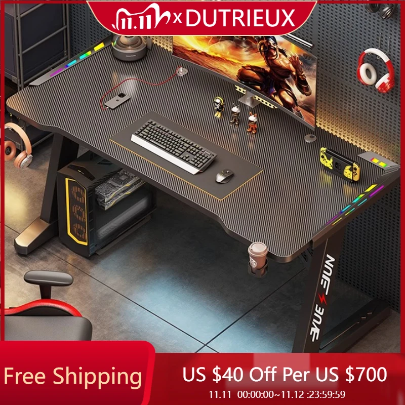 

Modern Gaming Computer Table Designer Luxury Bedroom Salon Relaxing Desk Reading Student Comfortable Escritorios Furniture