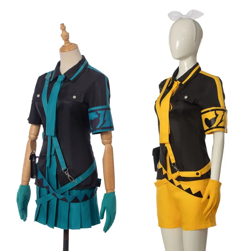 Miku Love Is War Fantasias Cosplay para Mulheres, Vestido Anime, Traje de RPG, Roupa de Halloween Carnival Party, Meninas