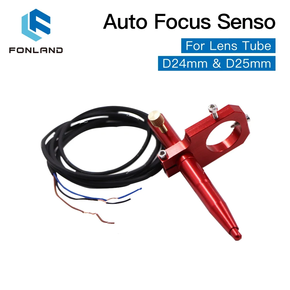 FONLAND Auto Focus Sensor Z-Axis for Automatic Motorized Up Down Table CO2 Laser Engraving Cutting machine