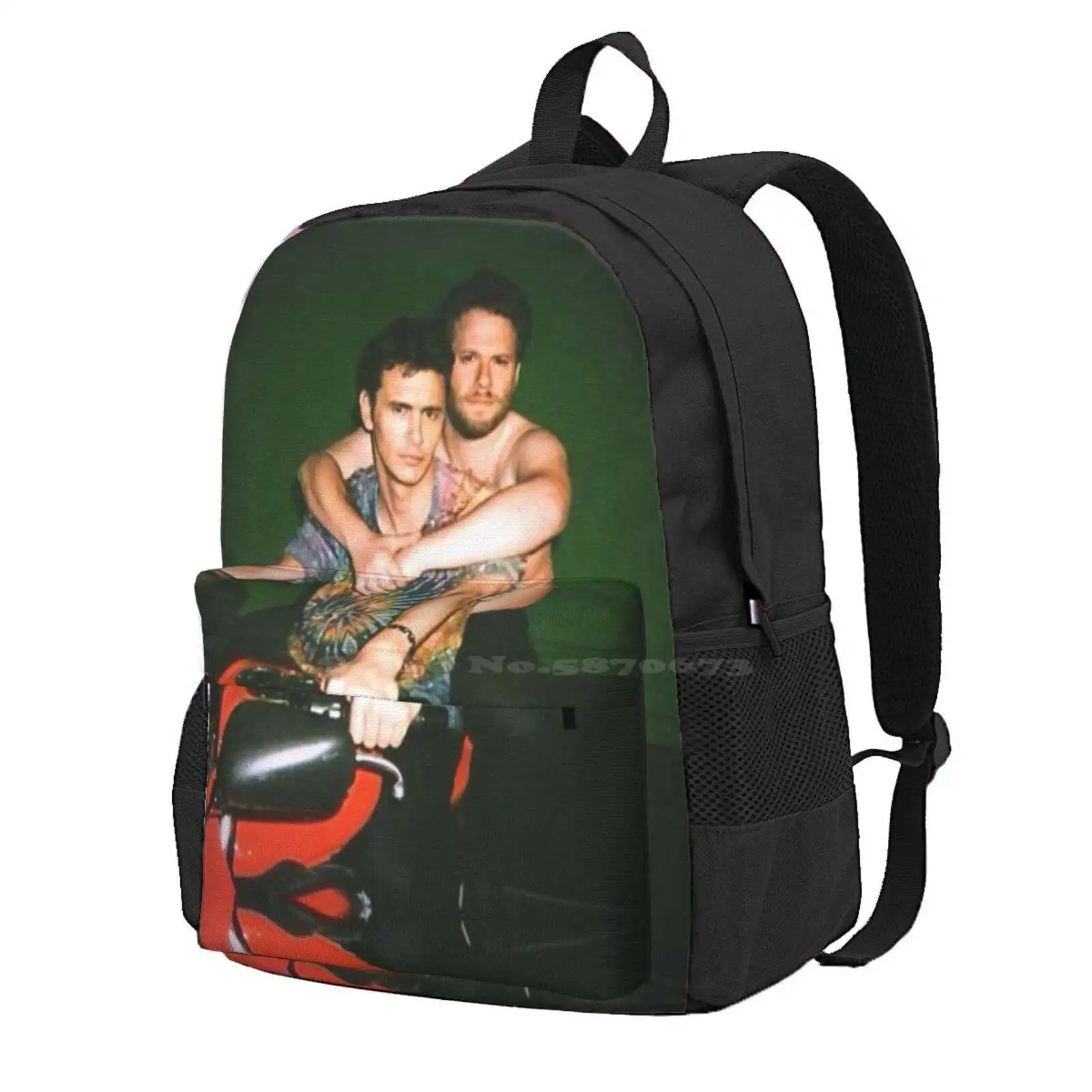 Seth Rogen And James Franco Hot Sale Schoolbag Backpack Fashion Bags Seth Rogen Tumblr James Franco Pineapple Express This Is