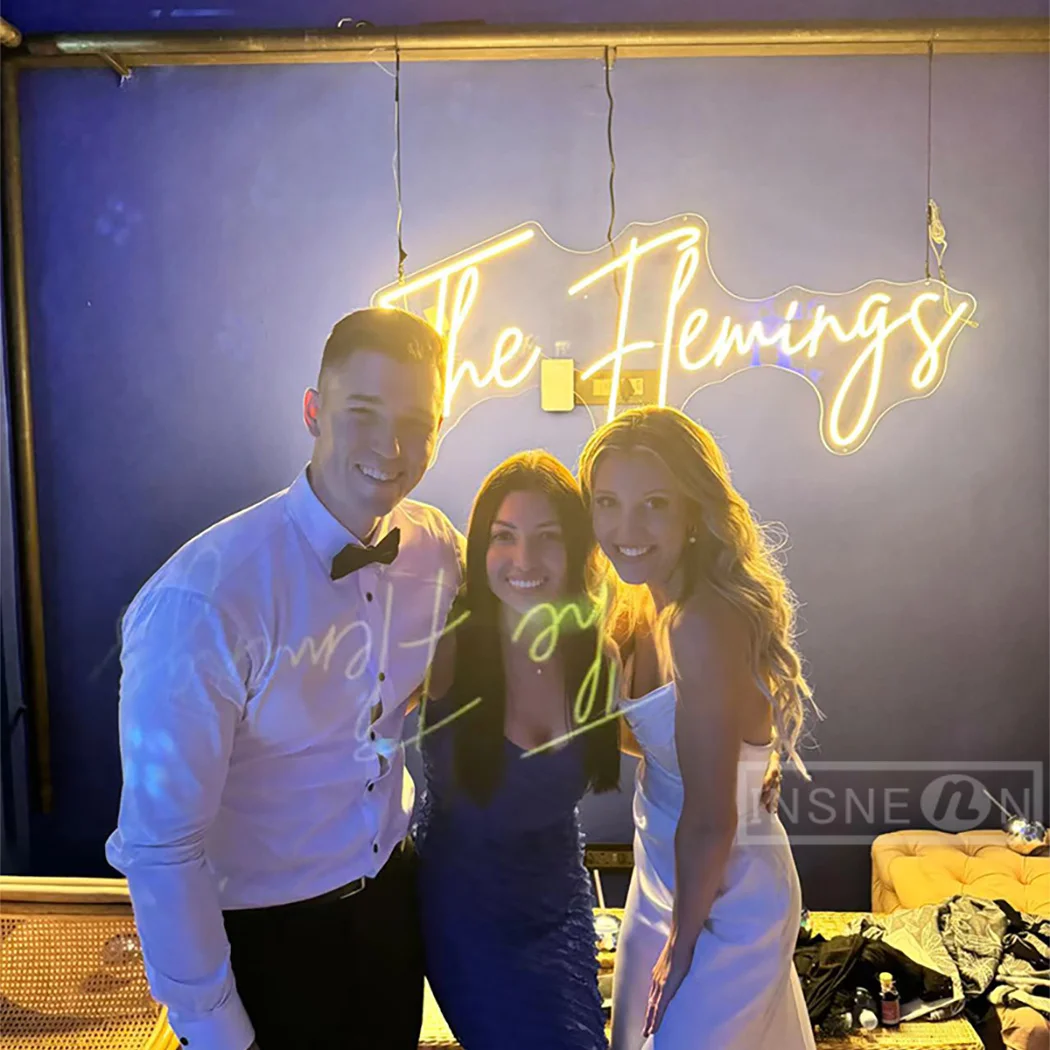 

Neon LED Sign Custom Name Signs for Wedding Wall Decor Neon Light for Bar Club Engagement Wedding Party Bedroom Home Birthday