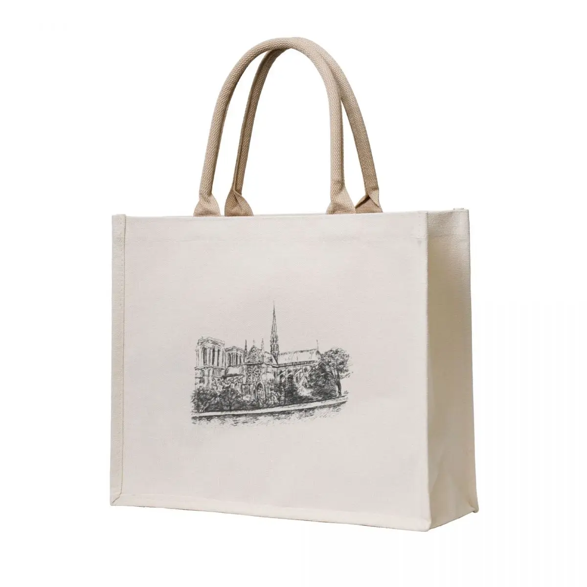 

Notre-Dame de Paris Tote Bag tote bags aesthetic Candy bags large tote bag bag