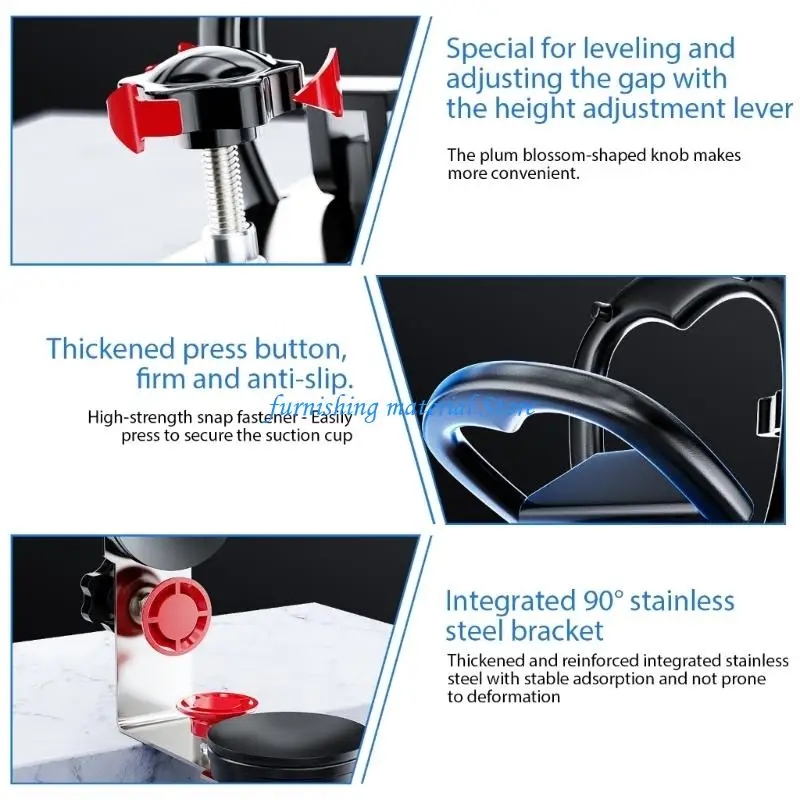 Y5GD Secure Not Slip Rubber Grip Suction Cup for Wet Areas Like Shower & Kitchen