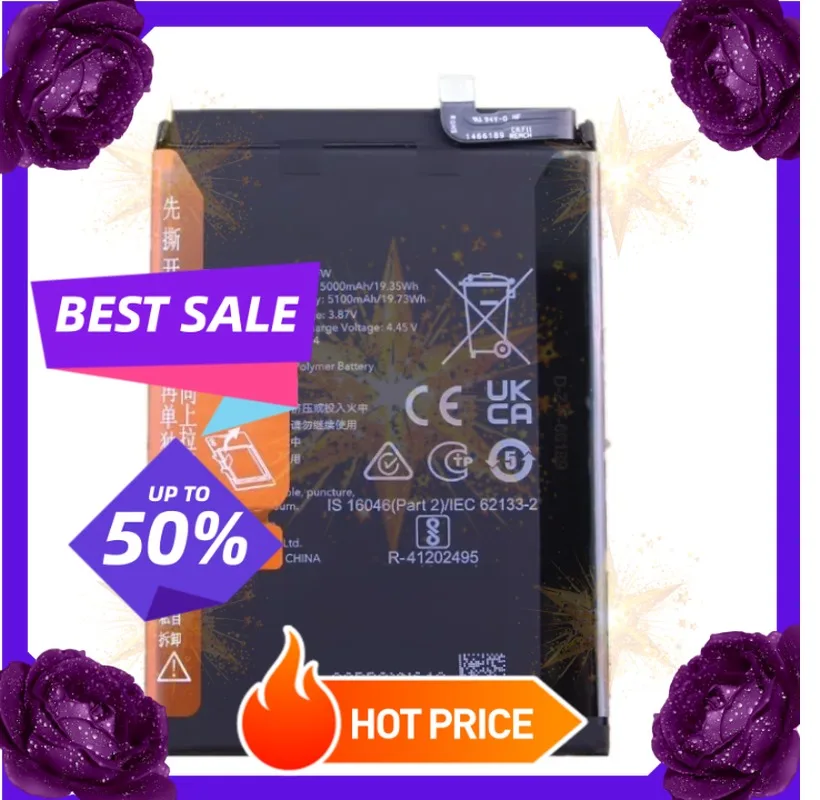 SWZY 5000mAh High Quality Battery HB506492EFW  For Huawei Honor X40 RMO-AN00 Mobile Phone Batteries