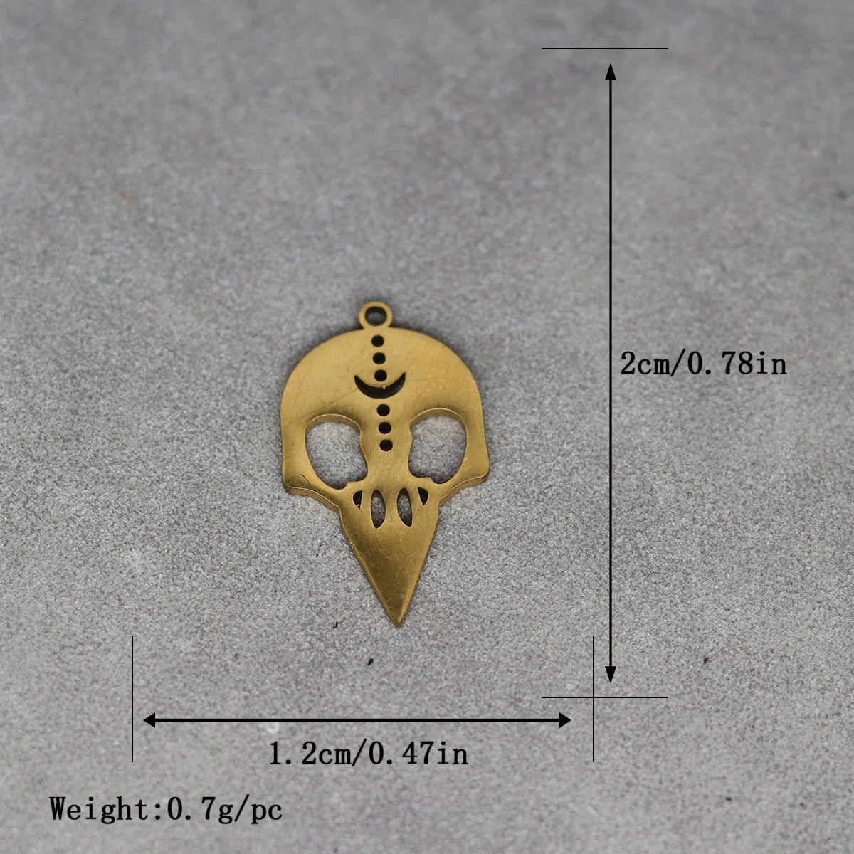 3pcs Dainty Cat Giraffe Charms Moon Phase Raven Mountain Heart Funny Stick Man Stainless Steel Pendant Bracelets Jewelry Making