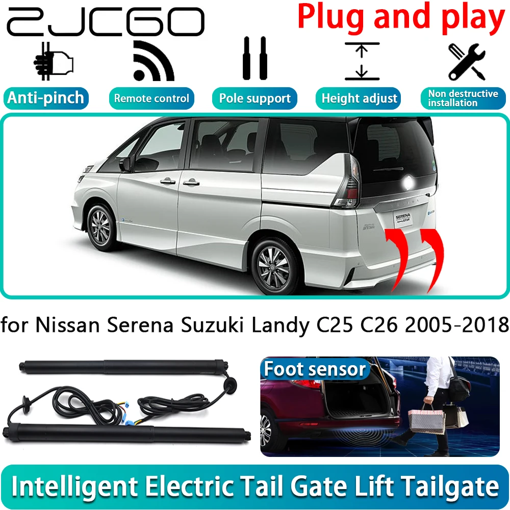 for Nissan Serena Suzuki Landy C25 C26 2005-2018 Electric Powered Tailgate Power Liftgate Automatic Tailgate System Foot Sensor