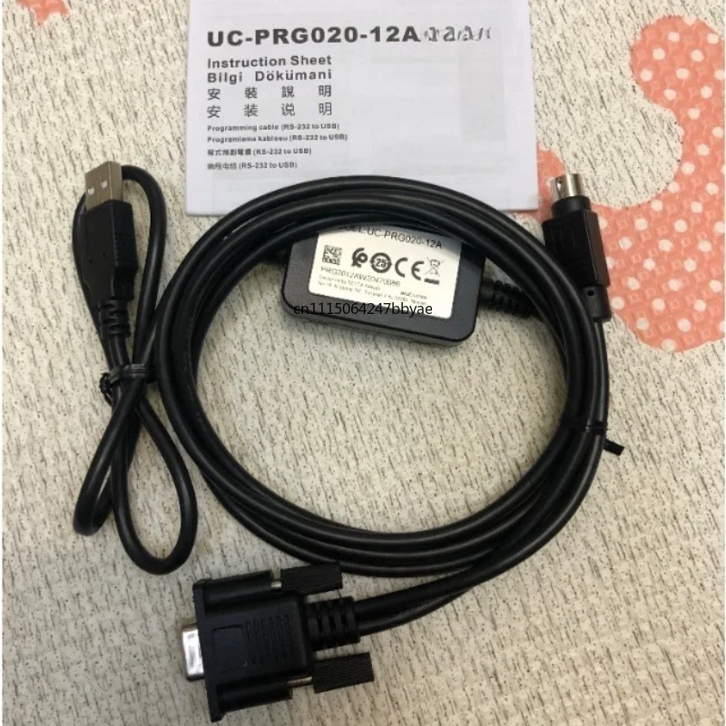 cable-de-telechargement-uc‑prg020‑12a-cordon-de-programmation-usb‑rs232-pour-plc-de-la-serie-dvp