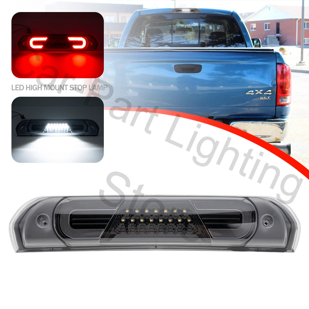 

LED Strobe Third 3rd Brake Cargo Light For Dodge Ram 1500 2500 3500 2002-2008 Rear Tail Warning Lights