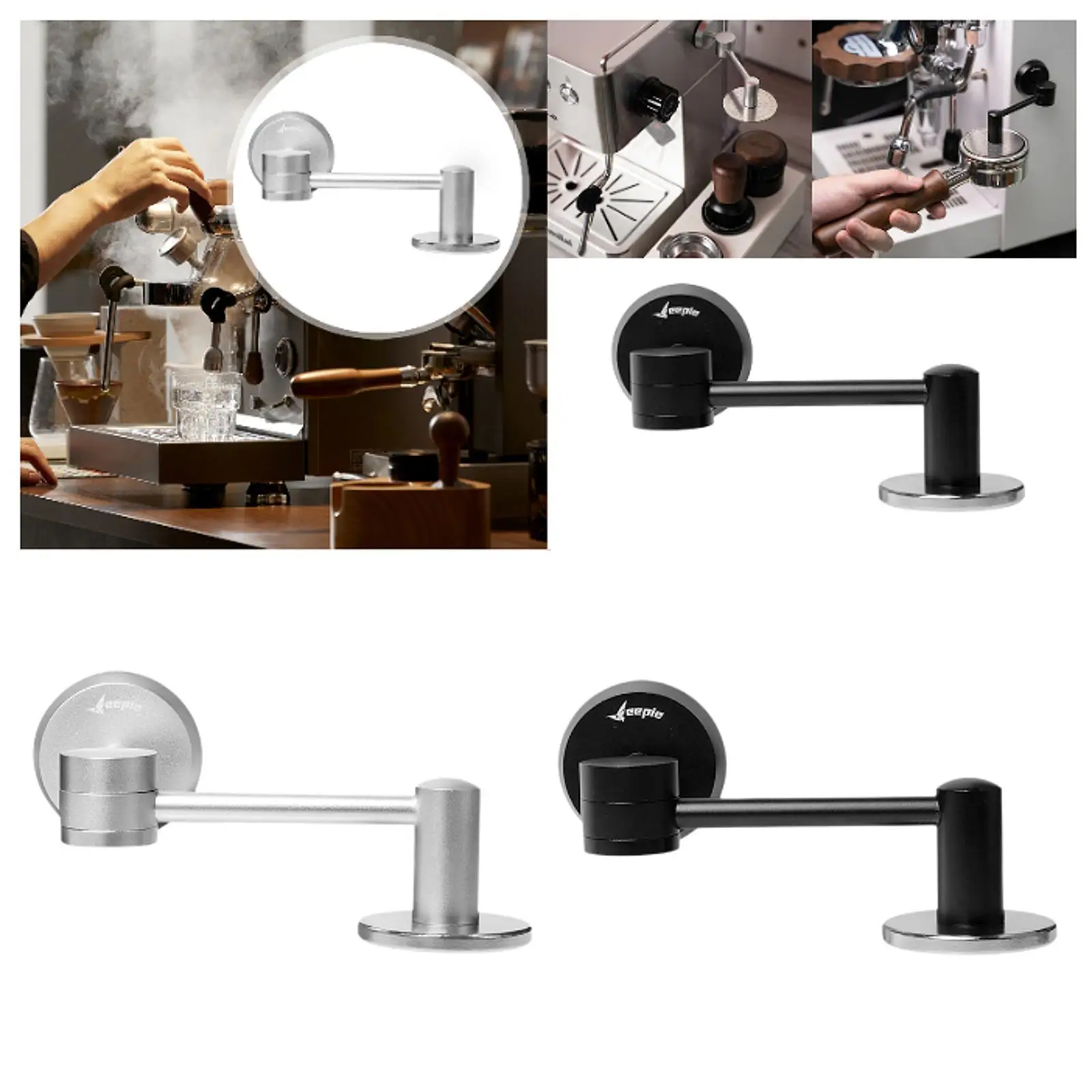 Coffee Filter Storage Rack Automatic Adsorption Bracket Organization, Aluminum Alloy, Magnet Coffee Filter Holder Stand