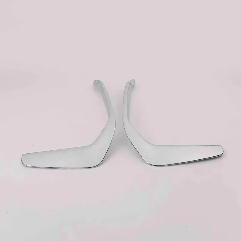 ل ABS المصد الأمامي الضباب ضوء الكسوة مصباح الجفن الحاجب قطاع غطاء A6 C8 S-خط 2019 2020 2021 2022 اكسسوارات السيارات #3