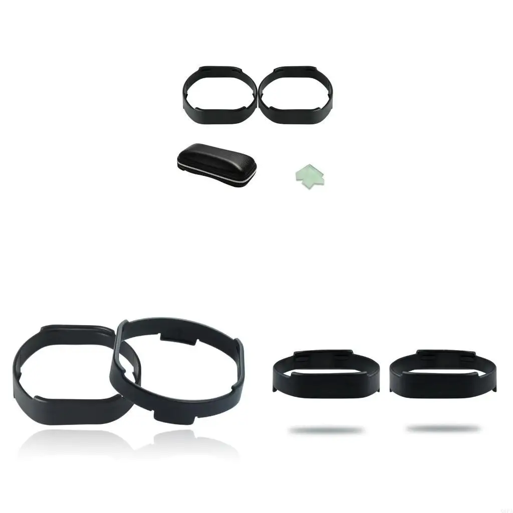 Q6PA 2pcs Lightweight Lens Anti-Scratch Rings for PS VR2 Glasses Myopia Glasses Frame Lens Anti-Scratch Rings Frames