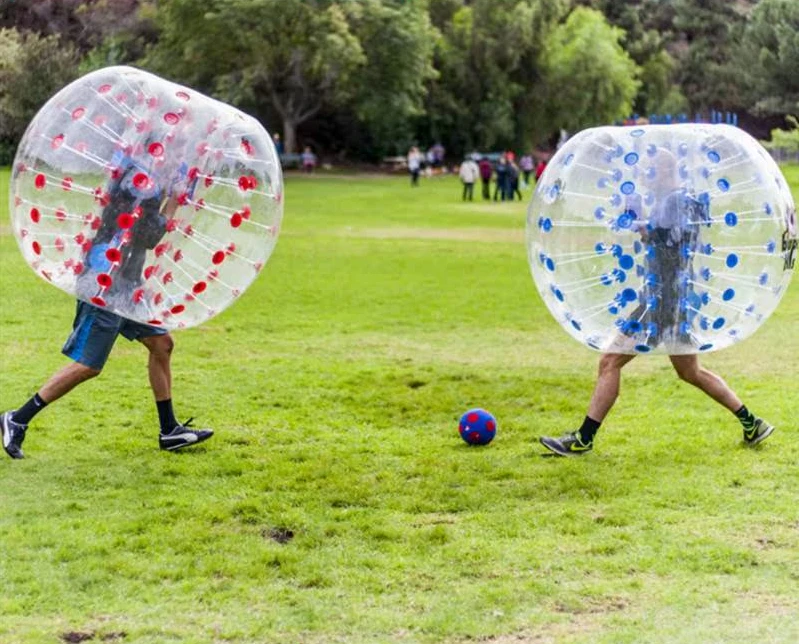 Inflatable pool balls, bubble football, outdoor development, parent-child game props