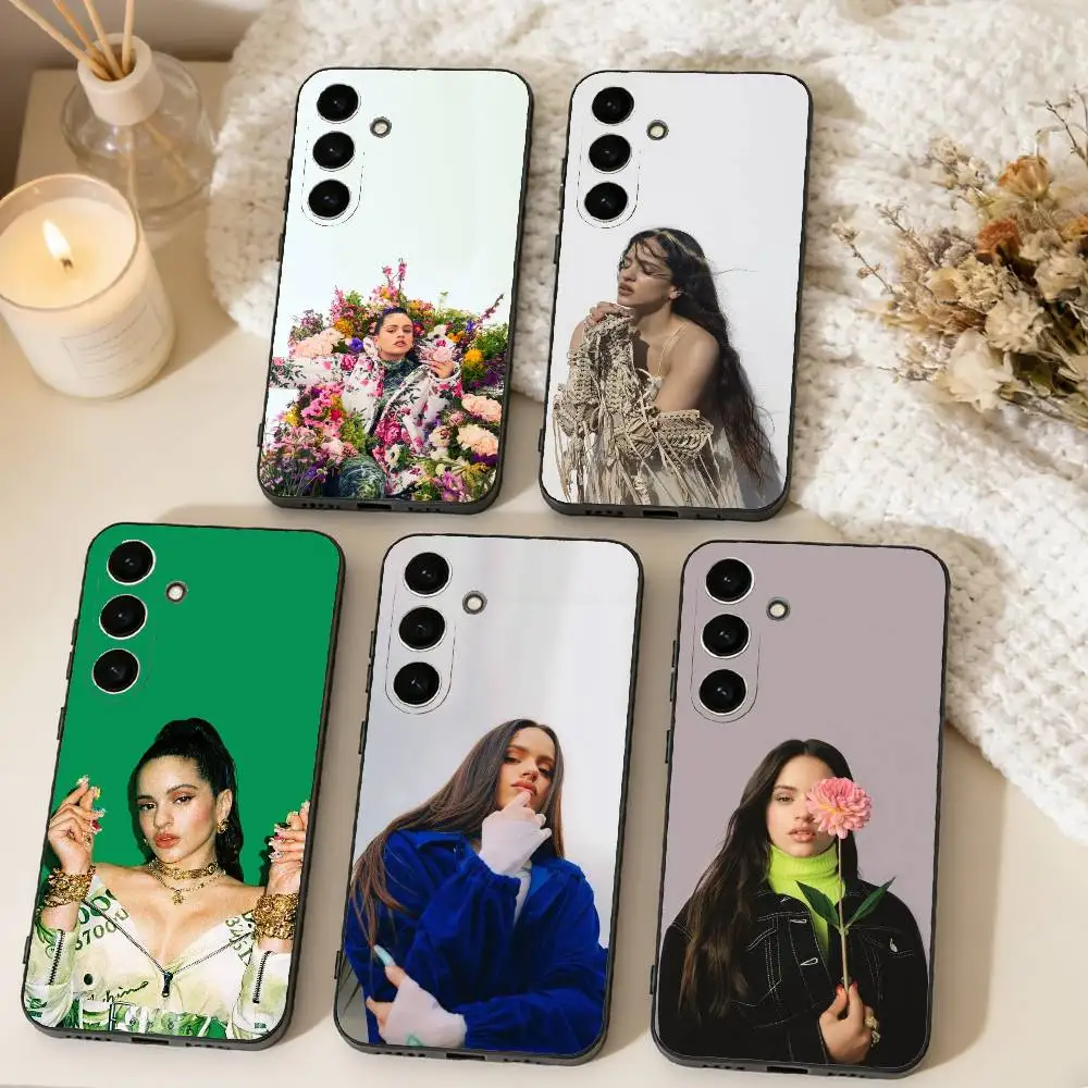 

Pop Star R-Rosalia Art Phone Case For Samsung Galaxy A73,A72,A71,A70,A53,A52,A51,Soft Silicone Black Cover