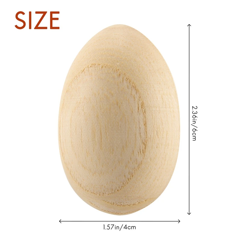 Set di 6 pezzi di uova musicali a percussione in legno Maracas Egg shaker giocattolo per strumenti musicali per bambini