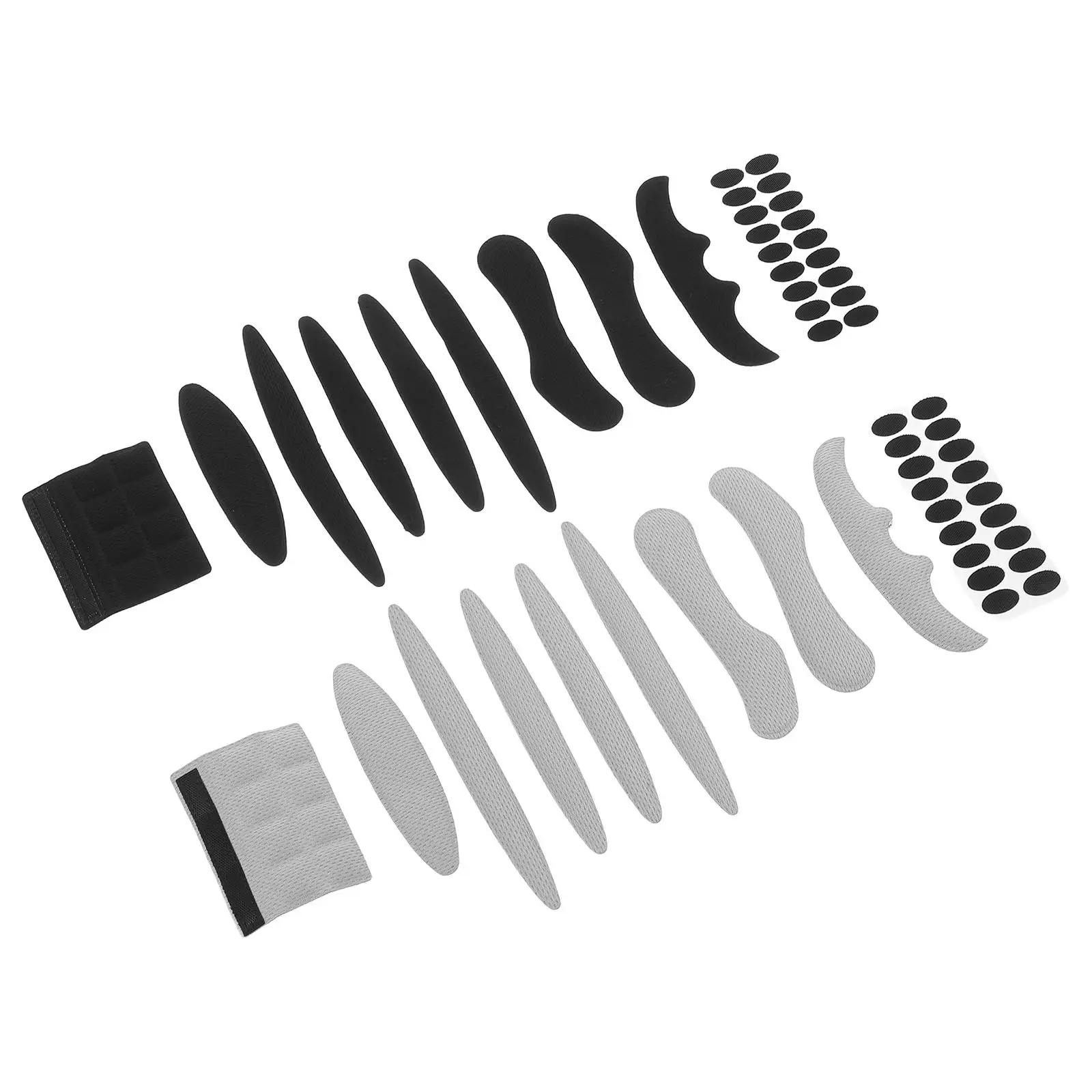 

2 комплекта универсальных велосипедных накладок из пеноматериала для велосипедных и мотоциклетных шлемов, впитывающие пот, дышащие, с амортизирующей подкладкой