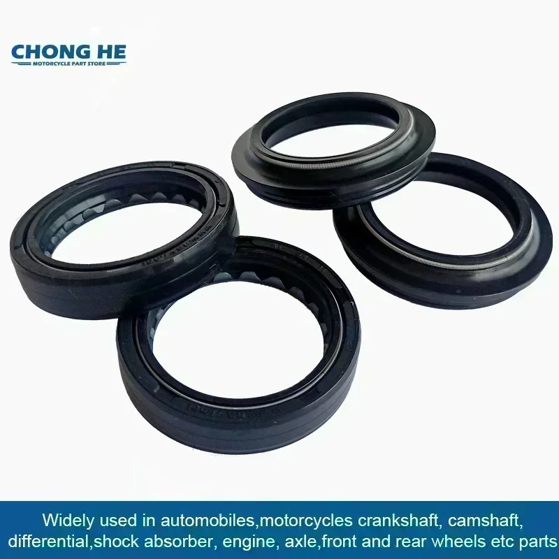 

41x54x11 mm Front Shock Fork Damper Shaft Oil Dust Seal Retainers for Harley DAVIDSON FLHT 1450 FLHTI ELECTRA GLIDE STANDARD F/I