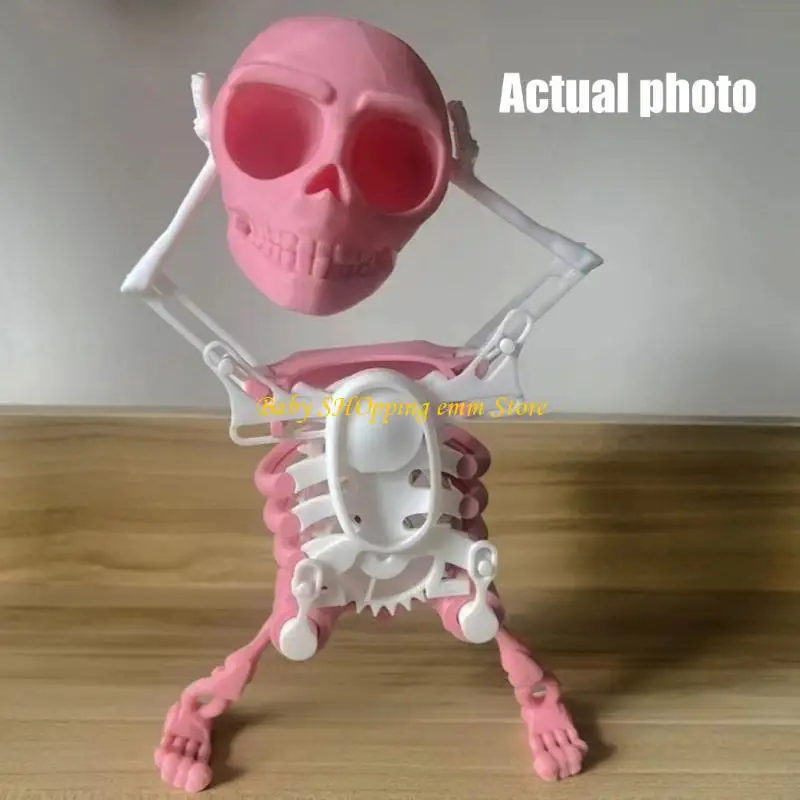 23GD Skeleton Dance Toy Spring Halloween For Stress Relief And Prank Fun