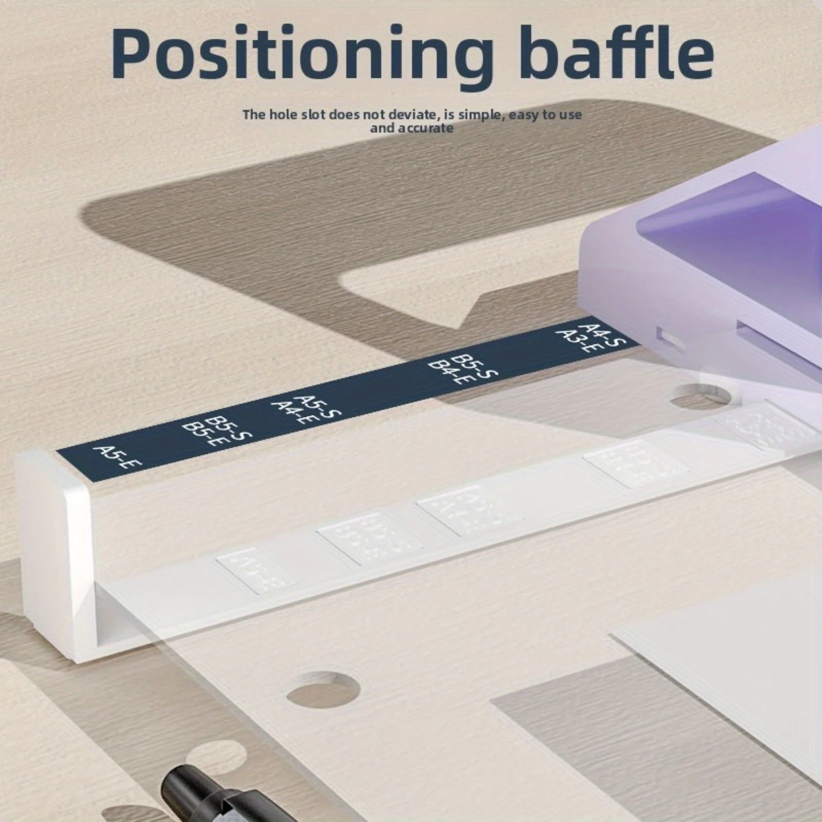 ثقب مزدوج متعدد الوظائف، مناسب لتنظيم سطح المكتب، وتجليد ملفات الكمبيوتر المحمول، والقرطاسية المكتبية للعودة إلى المدرسة #6