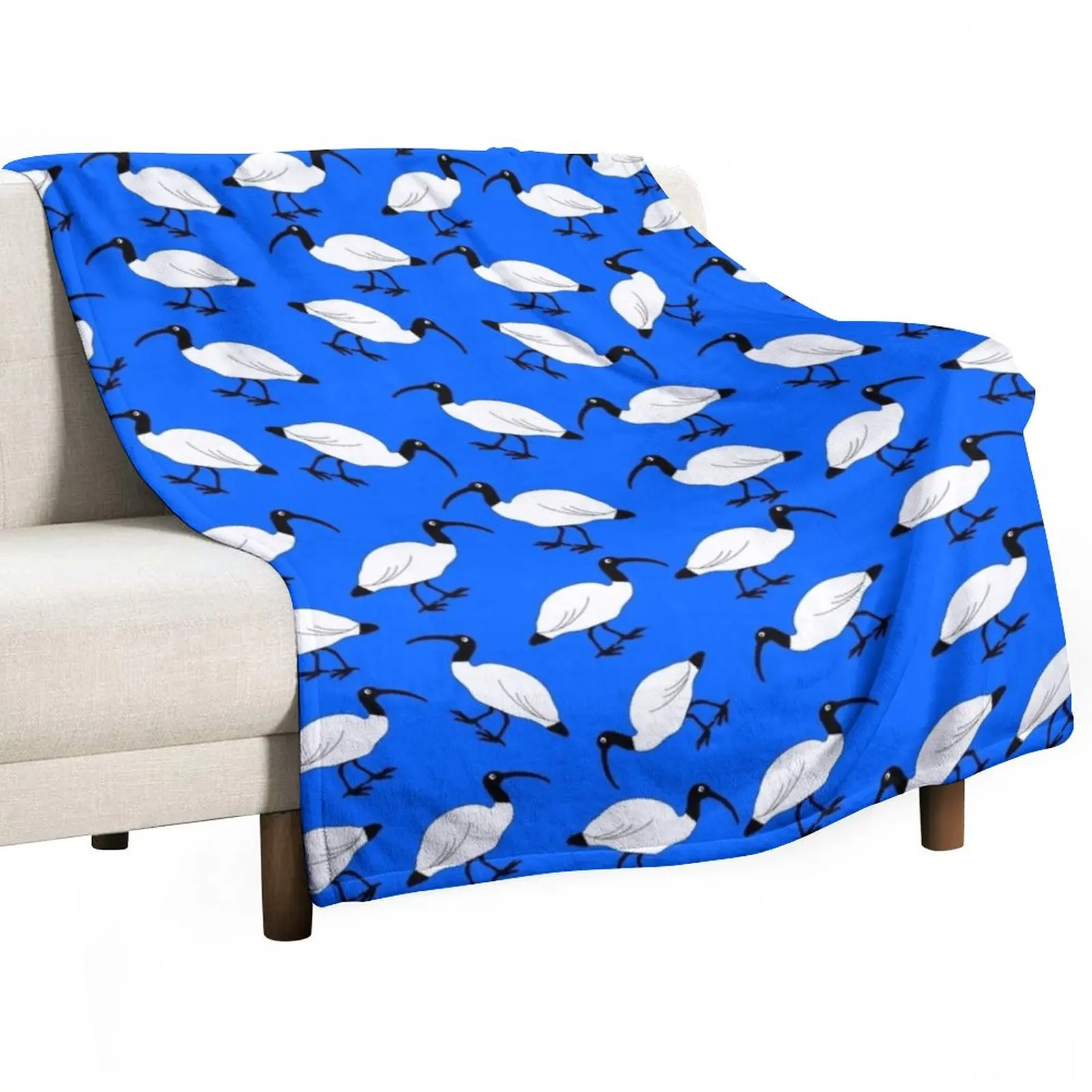 

Lots of Bin Chickens Pattern blue Throw Blanket Decorative Blankets throw blanket for sofa