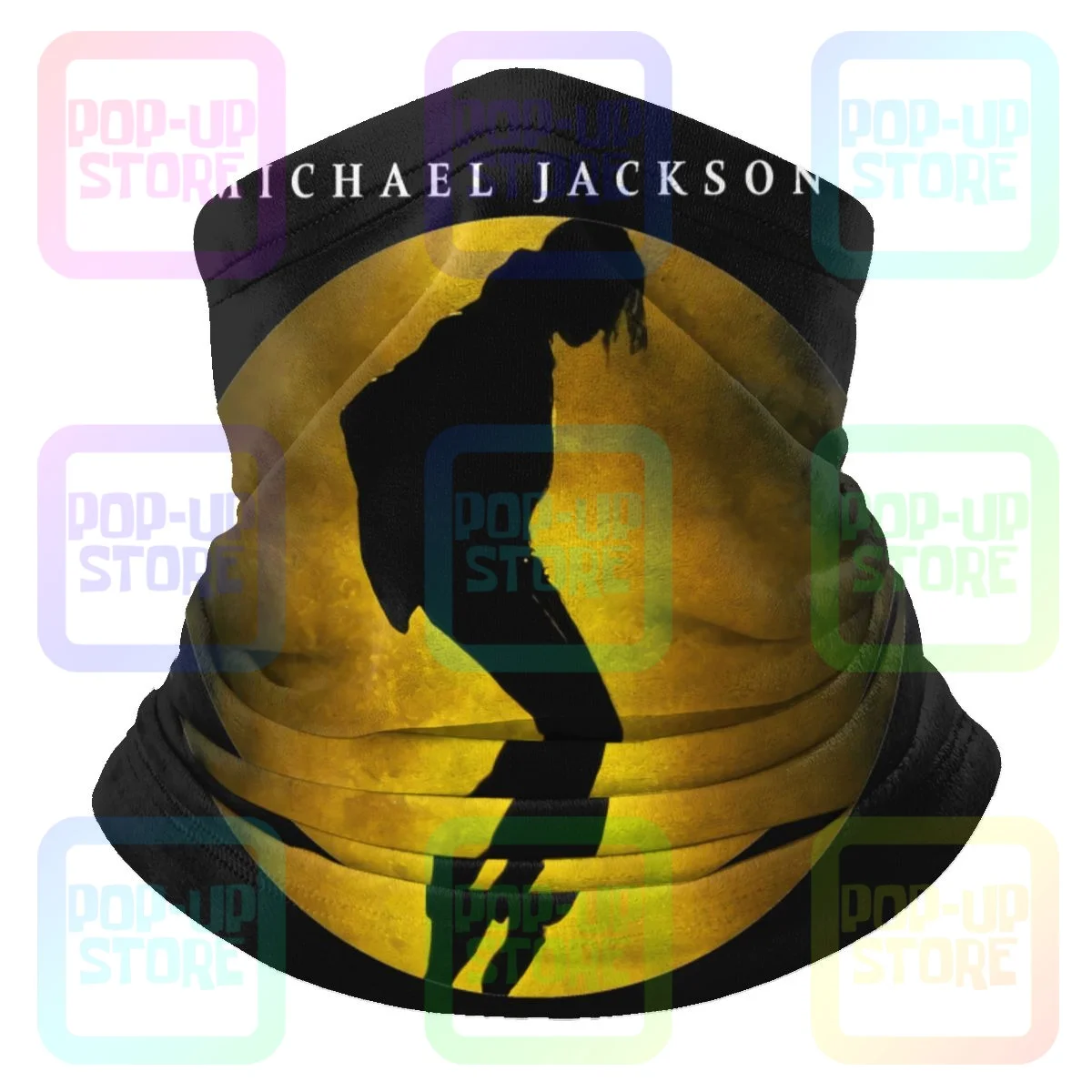 Michael Jackson Moonwalking Microfiber Neck Gaiter Bandana Scarf Hiking Headwear Summer Fishing