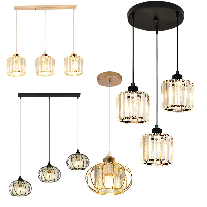 Dining Room Light Creative Personality Crystal Ceiling Lamp Bedroom Restaurant Corridor Entrance Small Chandelier Pendant Lights view 6